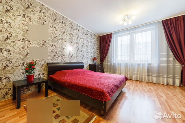 

1-к. квартира, 54 м², 3 кровати