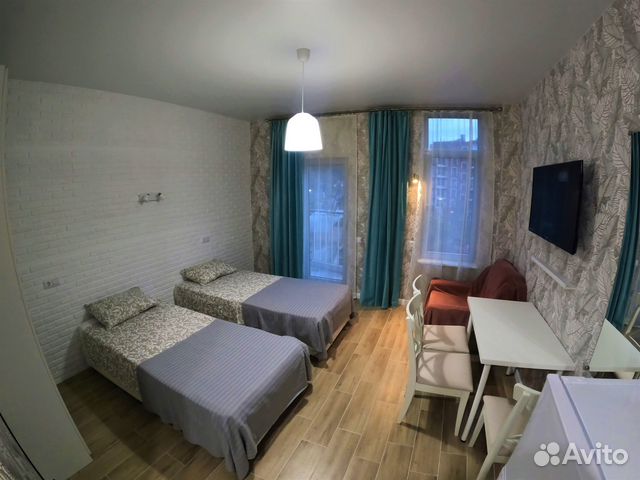 

Квартира-студия, 28 м², 3 кровати