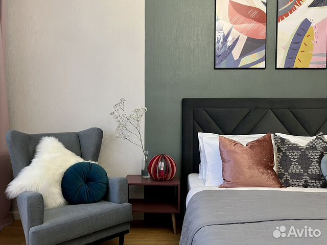 

1-к. квартира, 45 м², 2 кровати