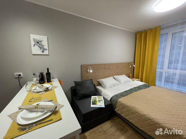 

Квартира-студия, 22 м², 2 кровати
