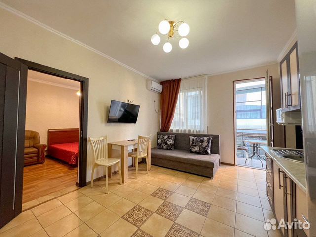 

1-к. квартира, 37 м², 2 кровати