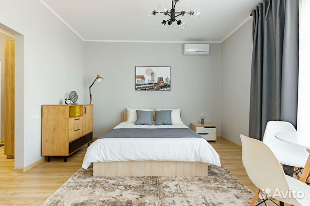

Квартира-студия, 34 м², 1 кровать