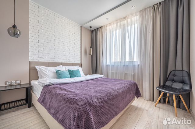 

1-к. квартира, 45 м², 2 кровати