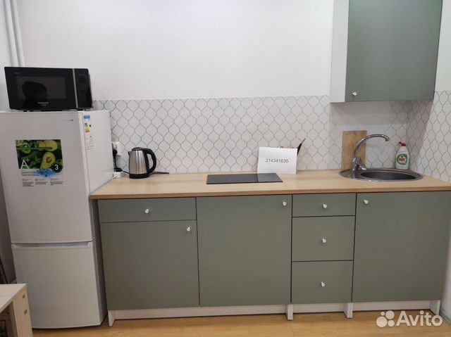 

Квартира-студия, 27 м², 1 кровать