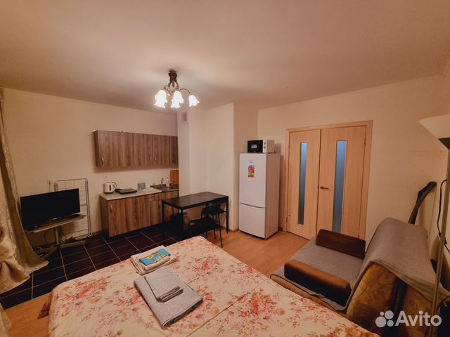 

Квартира-студия, 25 м², 3 кровати