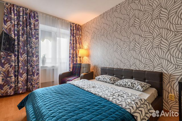 

1-к. квартира, 38 м², 1 кровать