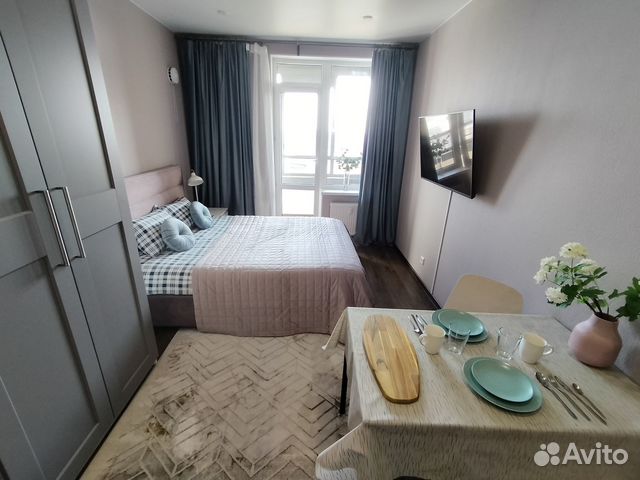 

Квартира-студия, 27 м², 1 кровать