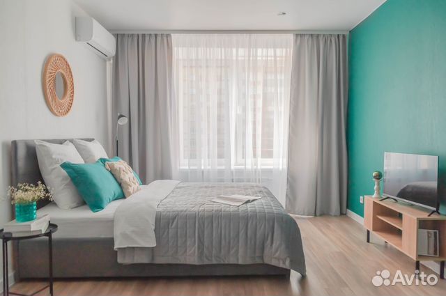 

1-к. квартира, 40 м², 2 кровати