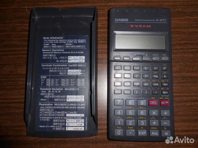 Калькулятора casio fx 82tl руководство к использованиюъ