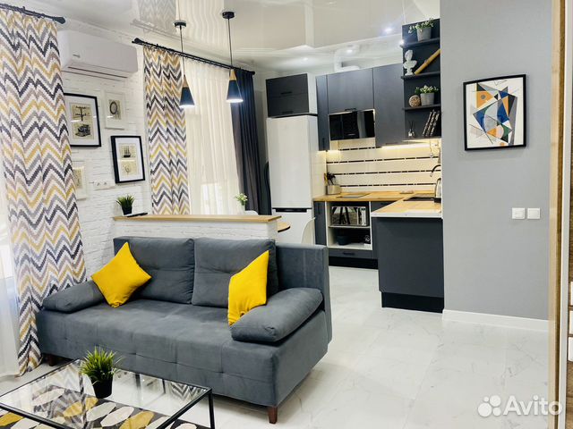 

Квартира-студия, 35 м², 2 кровати