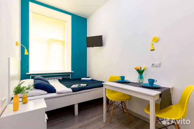 

Квартира-студия, 12 м², 1 кровать