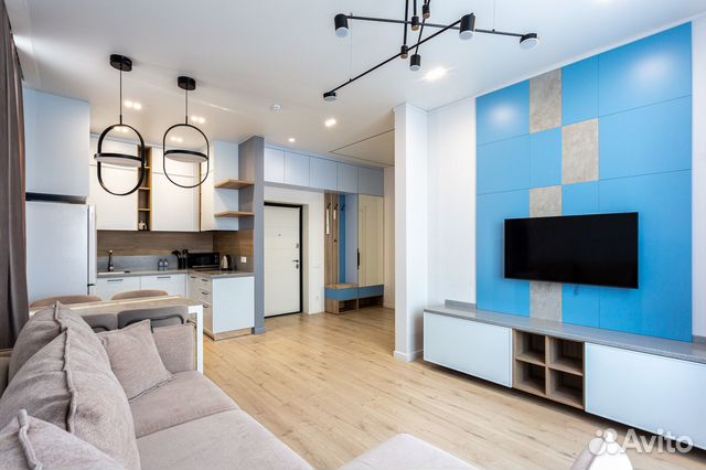 

1-к. квартира, 45 м², 2 кровати