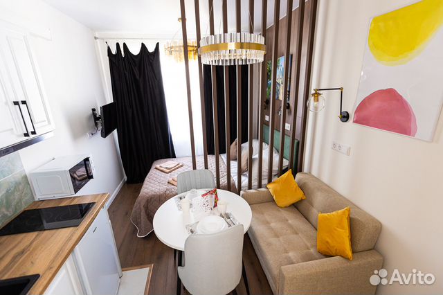 

Квартира-студия, 17 м², 2 кровати