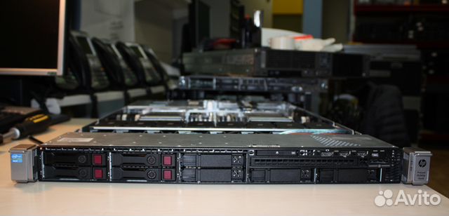 Сервер HP DL360p Gen8 8SFF 2x E5-2680v2/128Gb