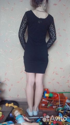 Платье короткое черное. Новое Платье короткое черное. Новое