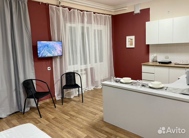 

Квартира-студия, 45 м², 1 кровать
