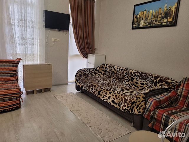 

Квартира-студия, 27 м², 2 кровати