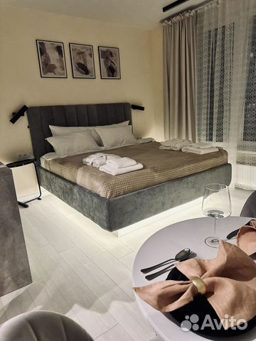 

Квартира-студия, 27,6 м², 1 кровать
