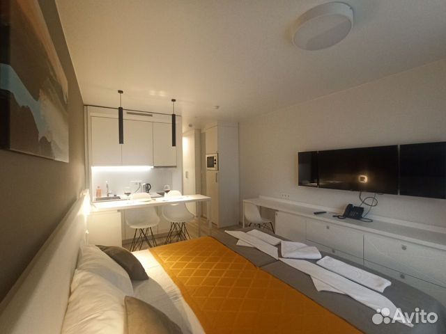 

Квартира-студия, 26 м², 2 кровати
