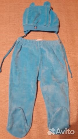 Ползунки + шапочка с ушками (весна/прохладн. лето) Ползунки + шапочка с ушками (весна/прохладн. лето)