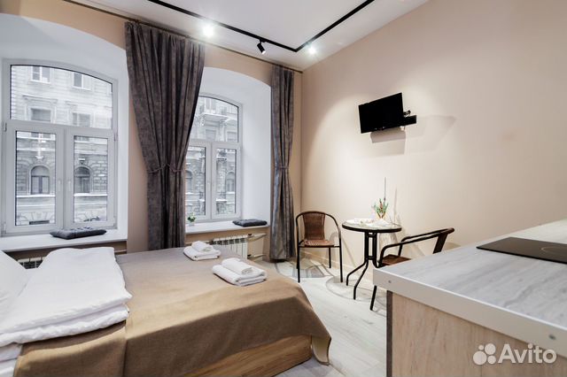

Квартира-студия, 25 м², 1 кровать