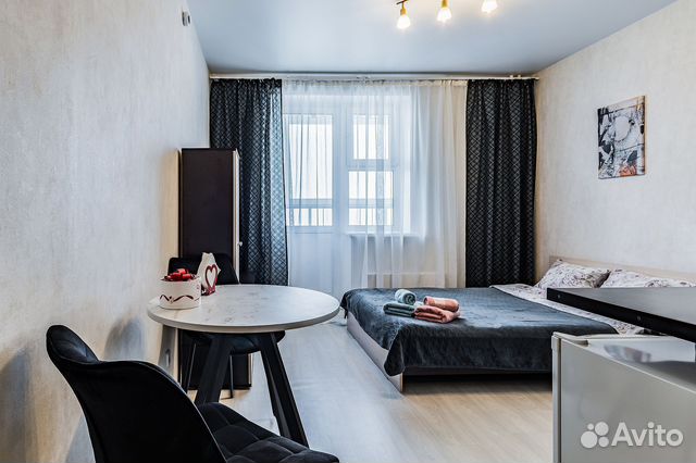 

Квартира-студия, 27 м², 1 кровать