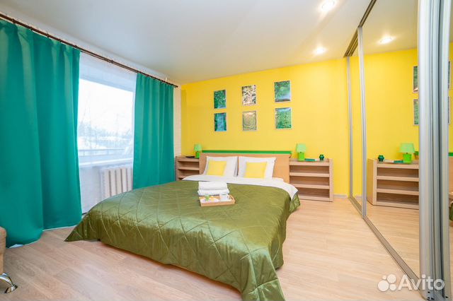 

1-к. квартира, 35 м², 2 кровати