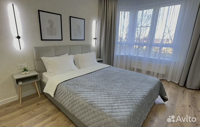 

1-к. квартира, 42 м², 2 кровати