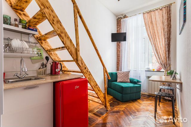 

Квартира-студия, 14 м², 3 кровати