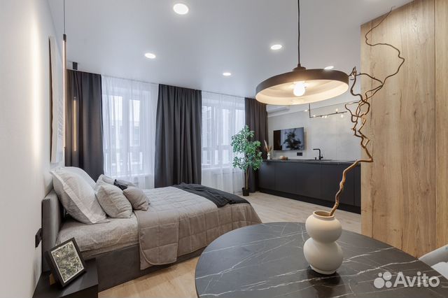 

Квартира-студия, 28 м², 1 кровать