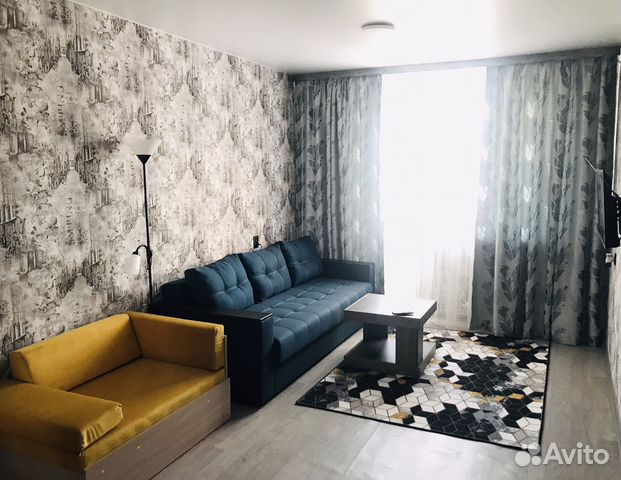 

1-к. квартира, 32 м², 2 кровати