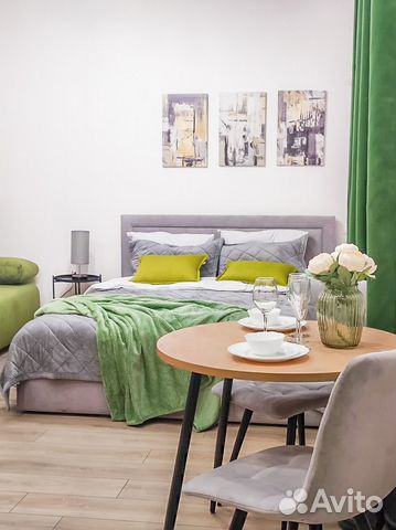 

Квартира-студия, 20 м², 2 кровати