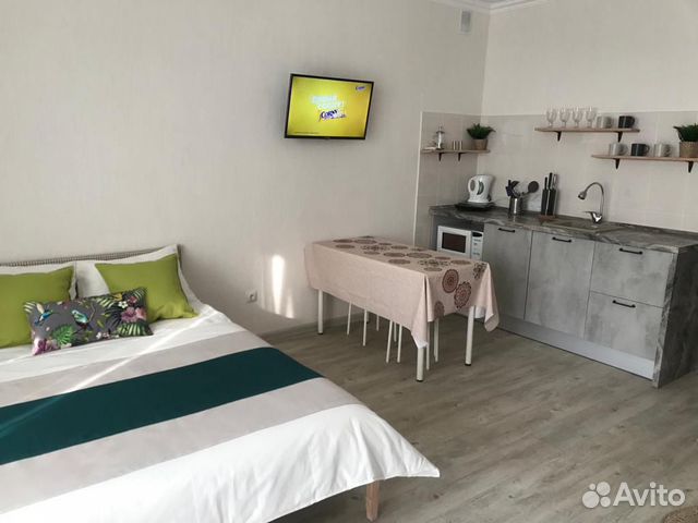 

Квартира-студия, 37 м², 2 кровати