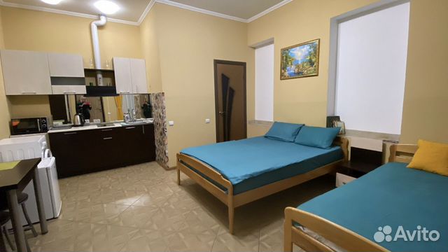 

Квартира-студия, 25 м², 2 кровати