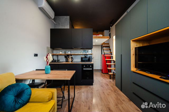 

Квартира-студия, 18 м², 2 кровати