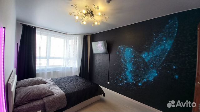 

1-к. квартира, 40 м², 2 кровати