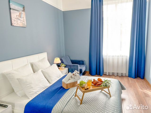 

1-к. квартира, 46 м², 2 кровати