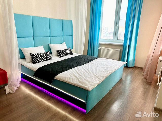 

1-к. квартира, 43,3 м², 2 кровати
