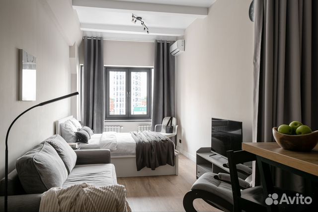 

Квартира-студия, 40 м², 2 кровати
