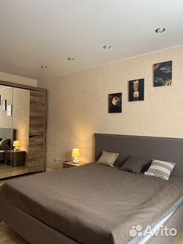 

1-к. квартира, 44 м², 2 кровати