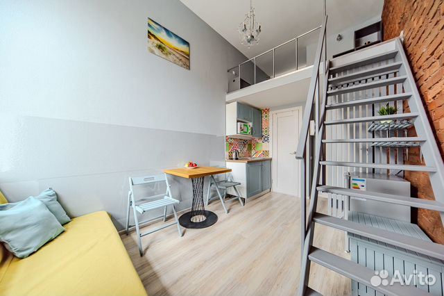 

Квартира-студия, 17 м², 2 кровати