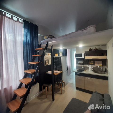

Квартира-студия, 20 м², 2 кровати