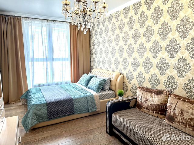 

1-к. квартира, 43 м², 2 кровати