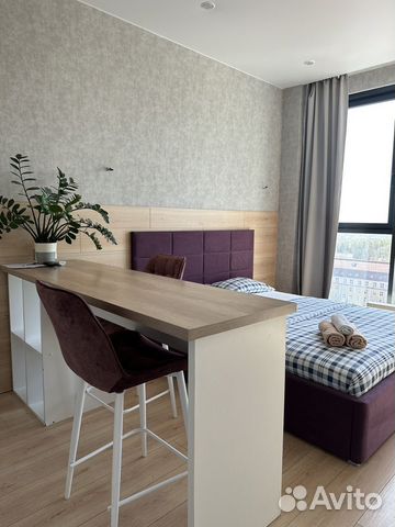 

Квартира-студия, 30 м², 1 кровать
