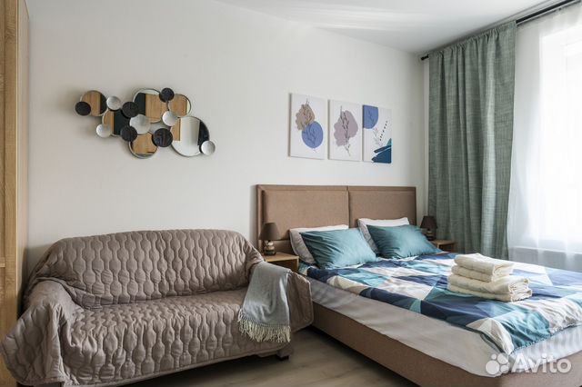 

Квартира-студия, 25 м², 2 кровати