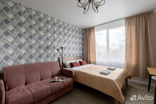 

Квартира-студия, 30 м², 2 кровати