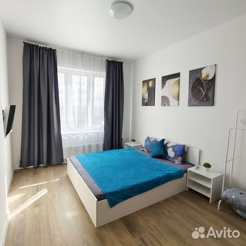 

1-к. квартира, 34 м², 2 кровати