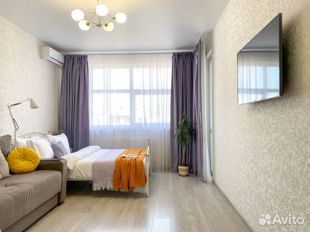 

1-к. квартира, 40 м², 2 кровати