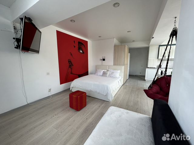 

Квартира-студия, 55 м², 4 кровати