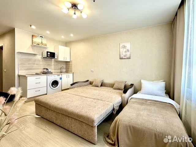 

1-к. квартира, 25 м², 2 кровати